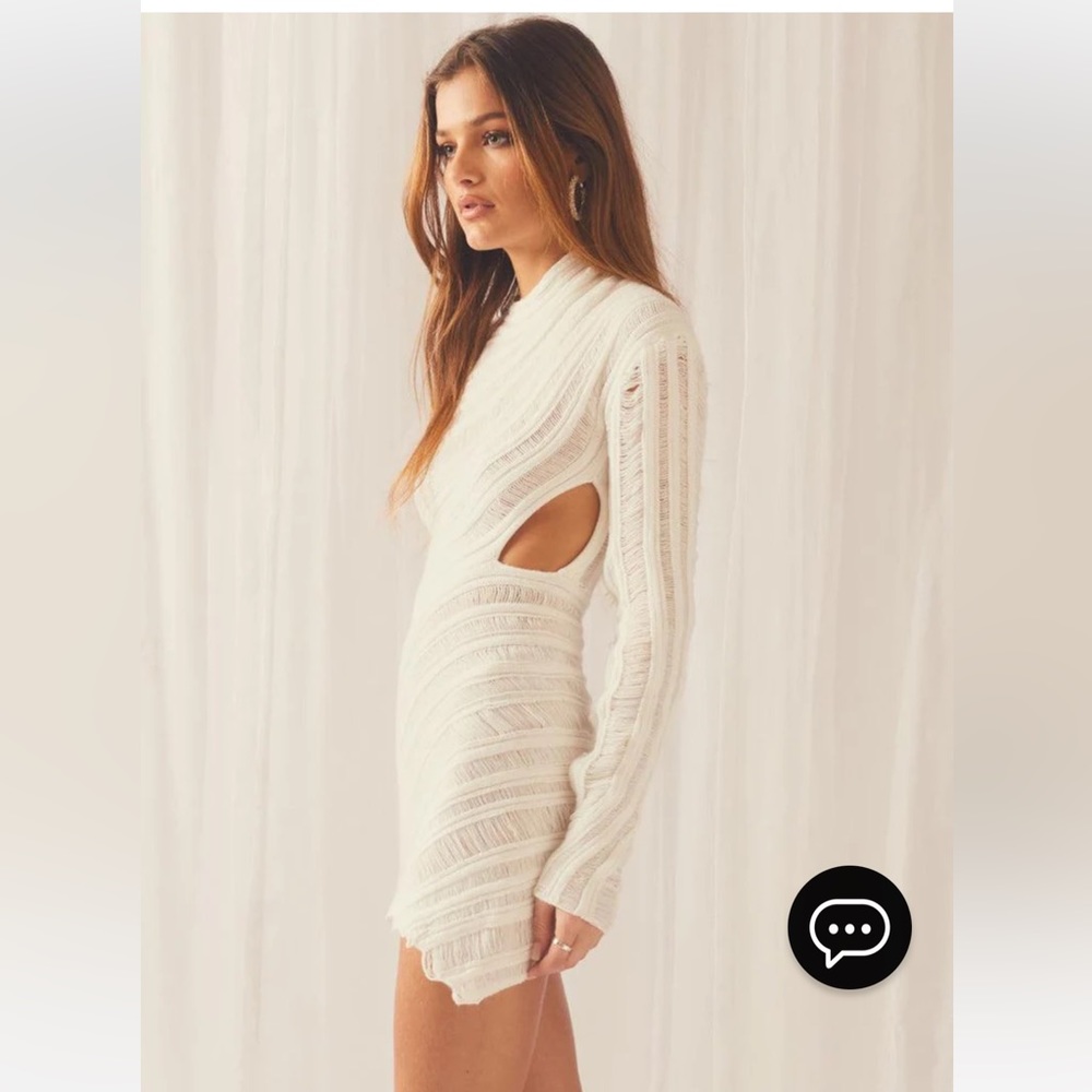 NWT Peppermayo Exclusive - Angels Wing Dress - White size S/M